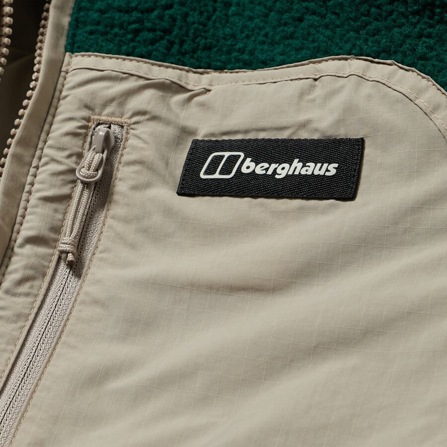 los hombres fulstow reversible abajo chaqueta gris berghaus