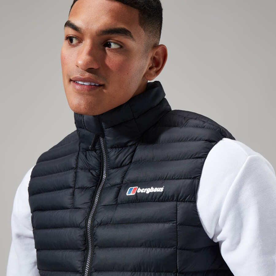 los hombres vaskye chaleco - negro berghaus