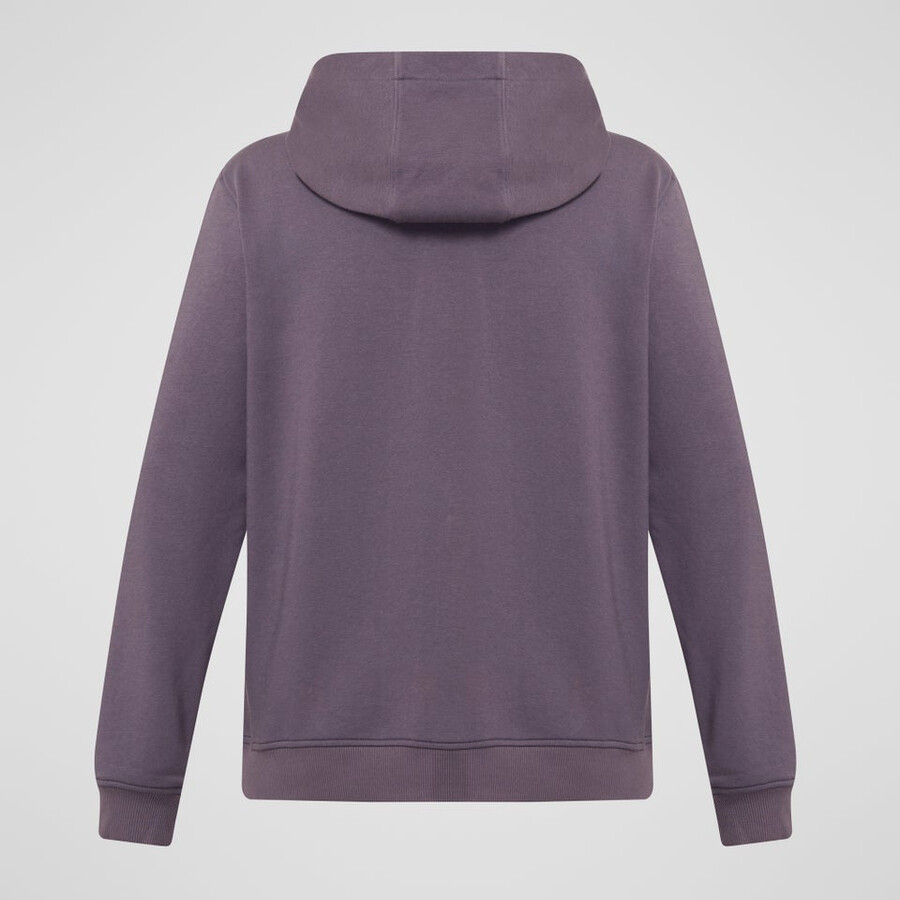hombres logotipo de la sudadera con capucha púrpura berghaus