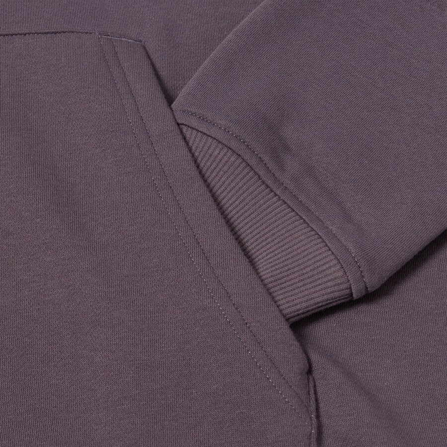 hombres logotipo de la sudadera con capucha púrpura berghaus