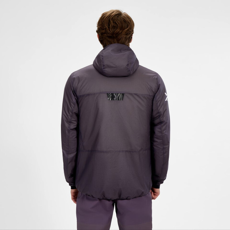 los hombres del mtn areté sintética con capucha púrpura berghaus