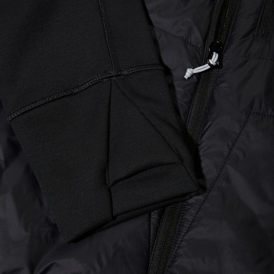 los hombres trawden híbrido chaqueta con capucha - negro berghaus