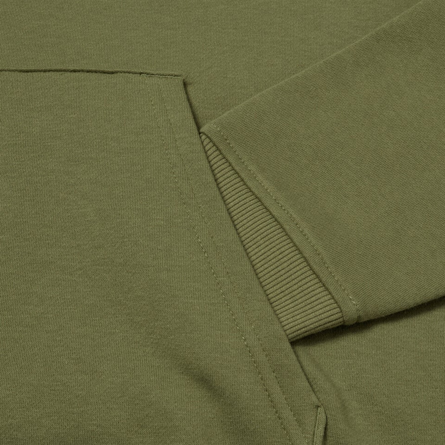 los hombres del pequeño logo con capucha - verde berghaus