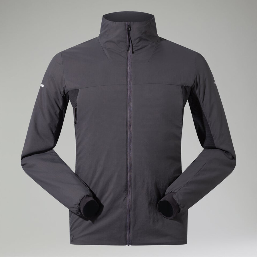 los hombres del mtn guía mw híbrido de chaqueta grisnegro berghaus