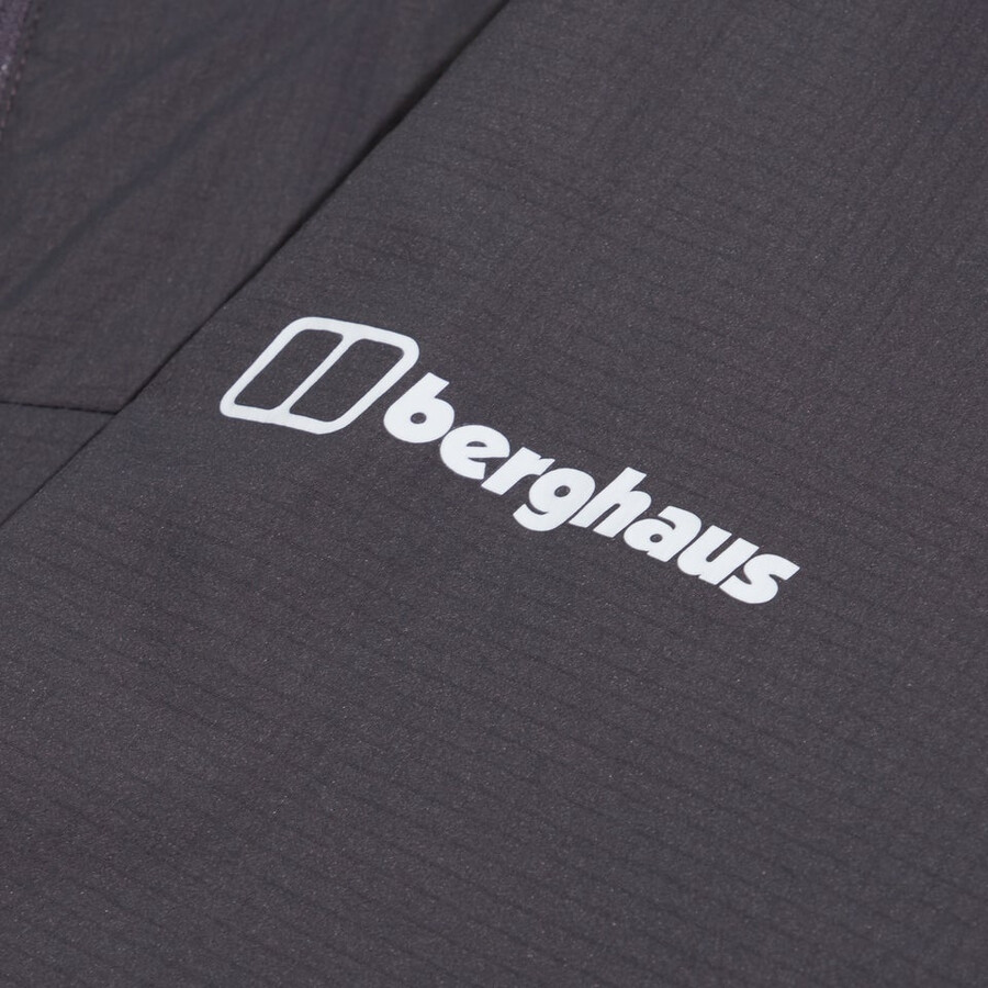 los hombres del mtn guía mw híbrido de chaqueta grisnegro berghaus
