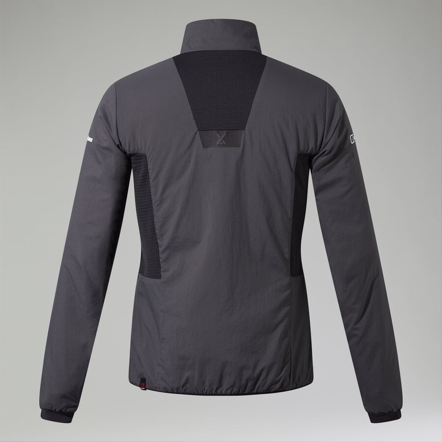 los hombres del mtn guía mw híbrido de chaqueta grisnegro berghaus