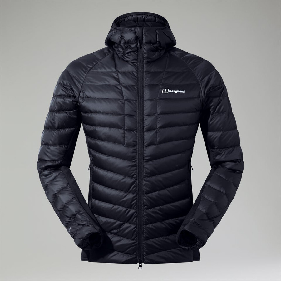 los hombres de tefra 2.0 con capucha chaqueta de aislamiento - negro berghaus