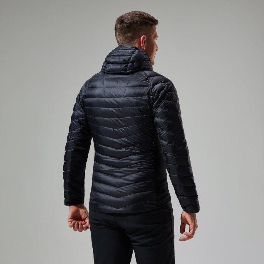 los hombres de tefra 2.0 con capucha chaqueta de aislamiento - negro berghaus