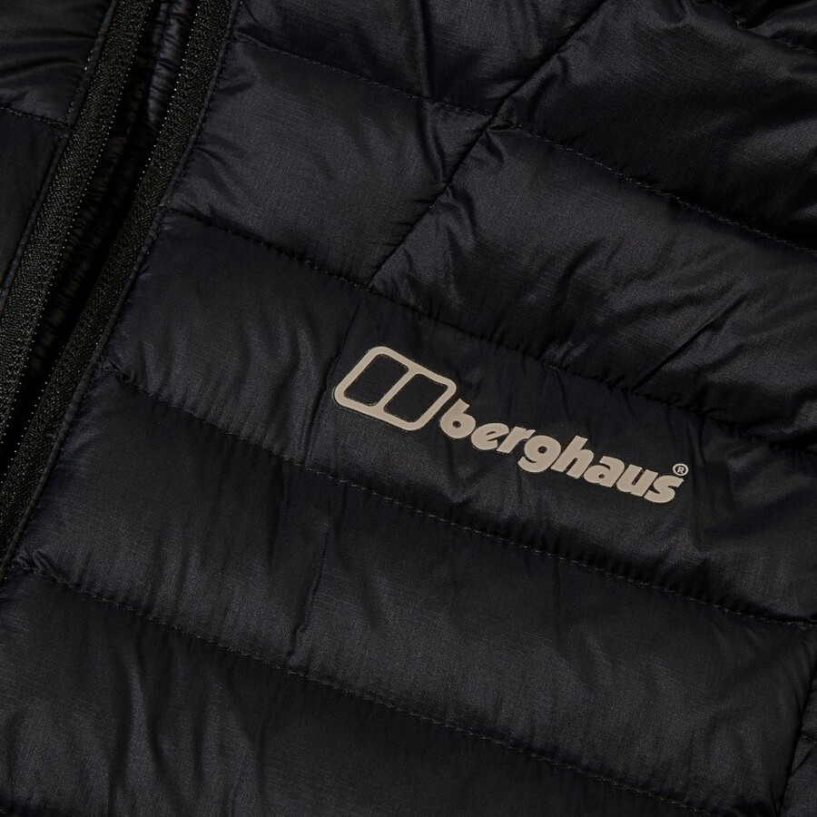 los hombres ridge-nómada híbrido abajo chaqueta - negro berghaus