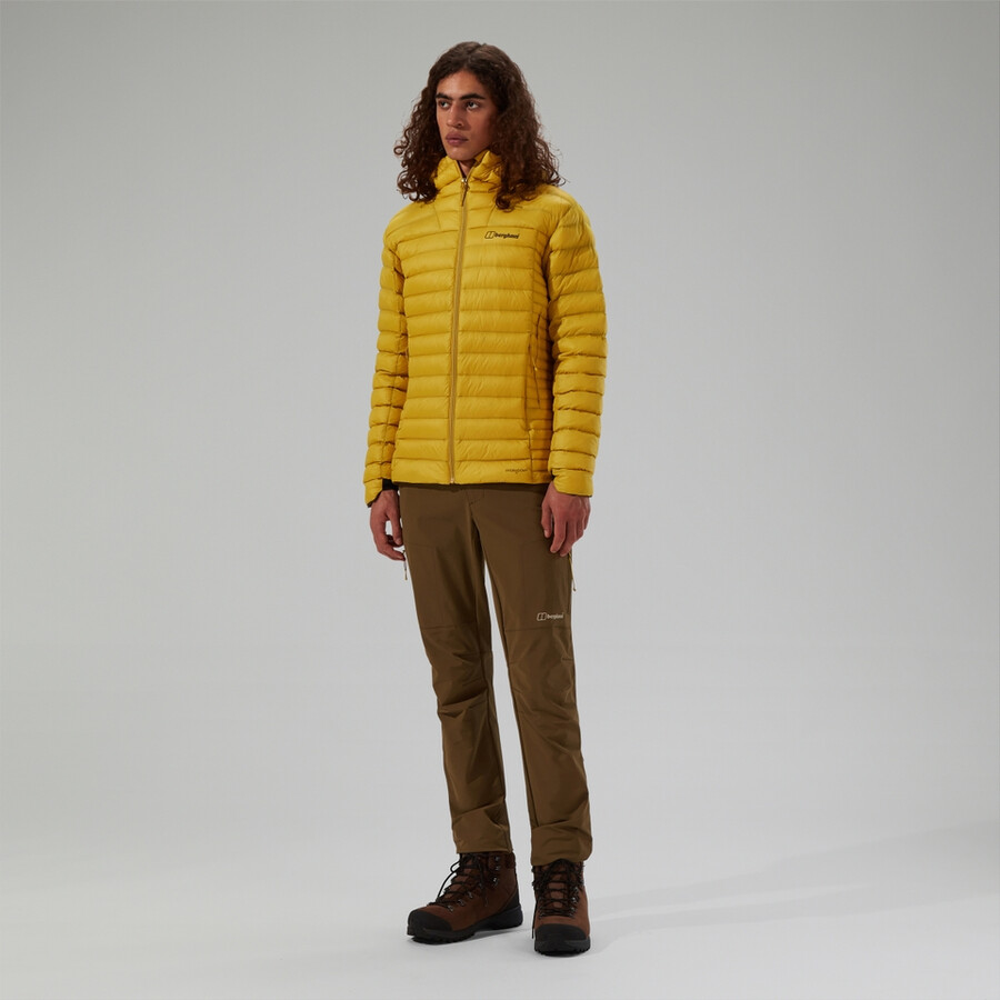los hombres ridge-nómada híbrido chaqueta de aislamiento - amarillo berghaus