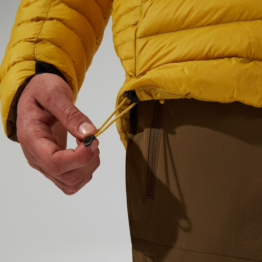 los hombres ridge-nómada híbrido chaqueta de aislamiento - amarillo berghaus