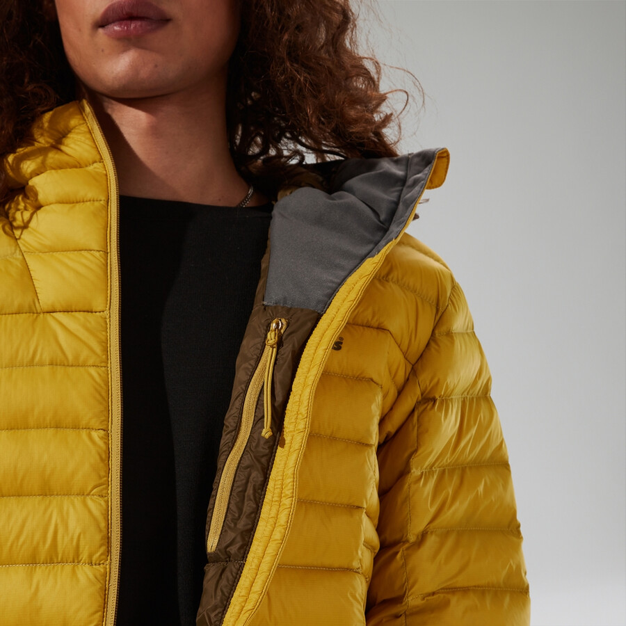 los hombres ridge-nómada híbrido chaqueta de aislamiento - amarillo berghaus