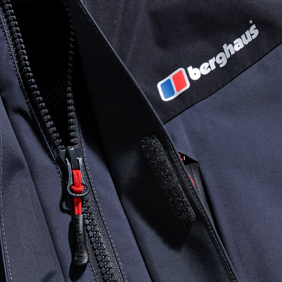 los hombres de arran de chaqueta gris oscuronegro berghaus