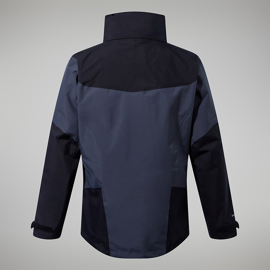 los hombres de arran de chaqueta gris oscuronegro berghaus