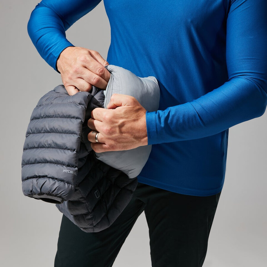 los hombres vaskye chaqueta gris berghaus