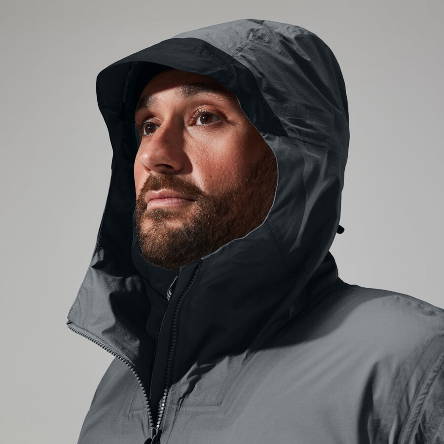 los hombres del mtn guía de hyper alfa chaqueta grisnegro berghaus