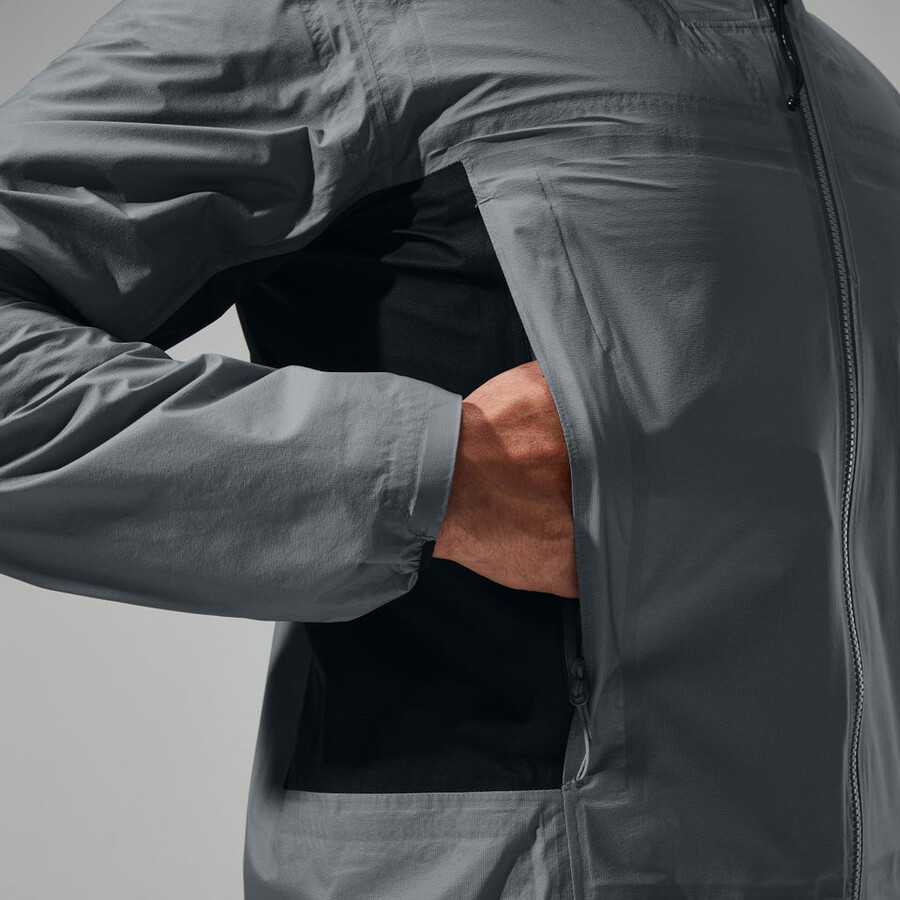 los hombres del mtn guía de hyper alfa chaqueta grisnegro berghaus