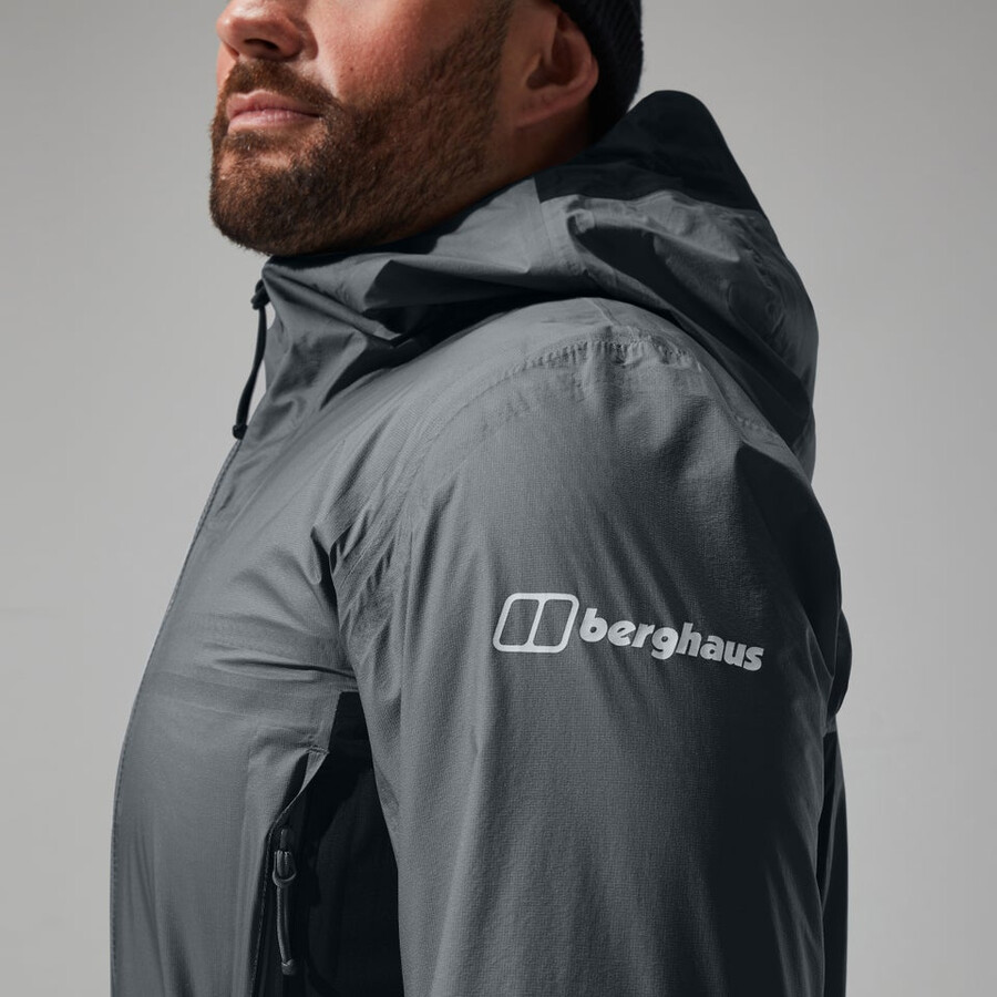 los hombres del mtn guía de hyper alfa chaqueta grisnegro berghaus