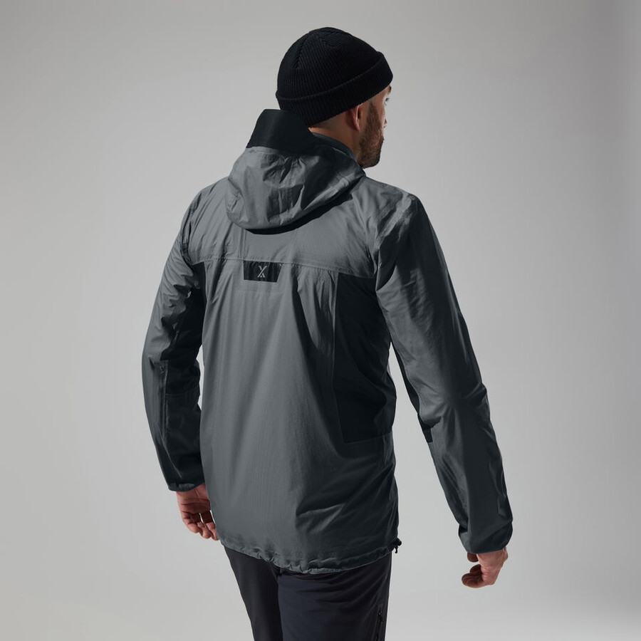 los hombres del mtn guía de hyper alfa chaqueta grisnegro berghaus