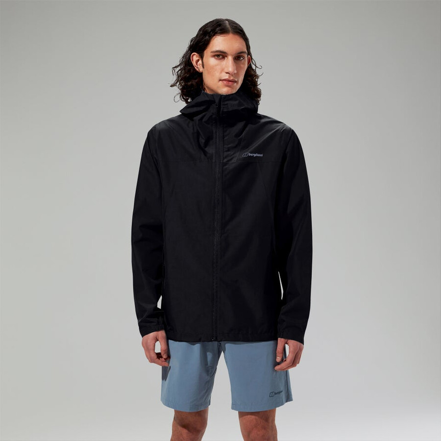 los hombres del diluvio pro 3.0 chaqueta impermeable negro berghaus