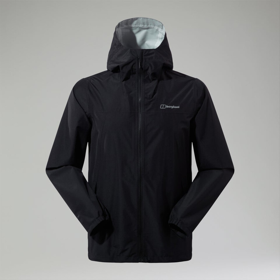 los hombres del diluvio pro 3.0 chaqueta impermeable negro berghaus