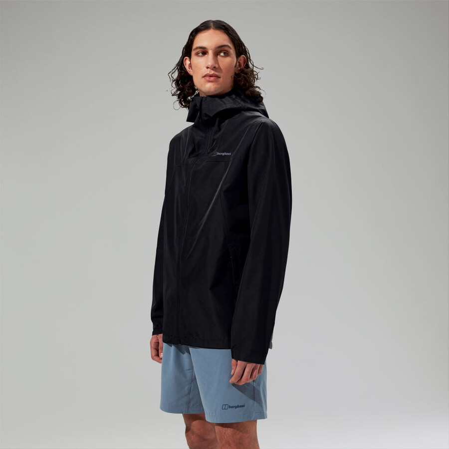 los hombres del diluvio pro 3.0 chaqueta impermeable negro berghaus