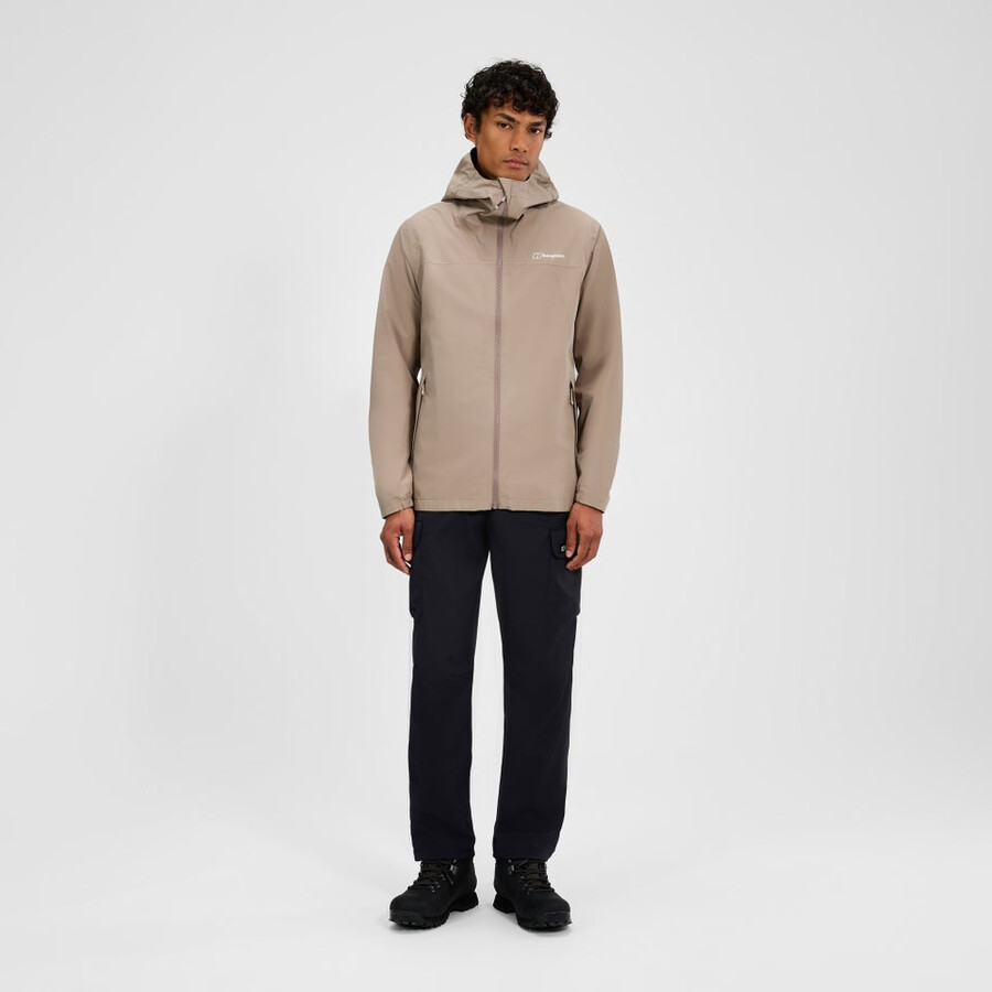 los hombres del diluvio pro 3.0 chaqueta impermeable - natural berghaus