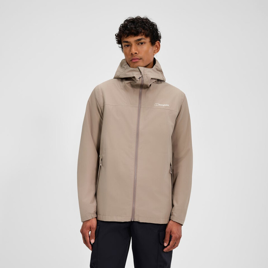 los hombres del diluvio pro 3.0 chaqueta impermeable - natural berghaus