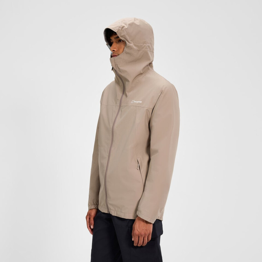 los hombres del diluvio pro 3.0 chaqueta impermeable - natural berghaus