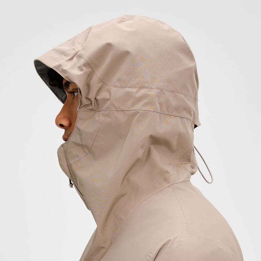 los hombres del diluvio pro 3.0 chaqueta impermeable - natural berghaus