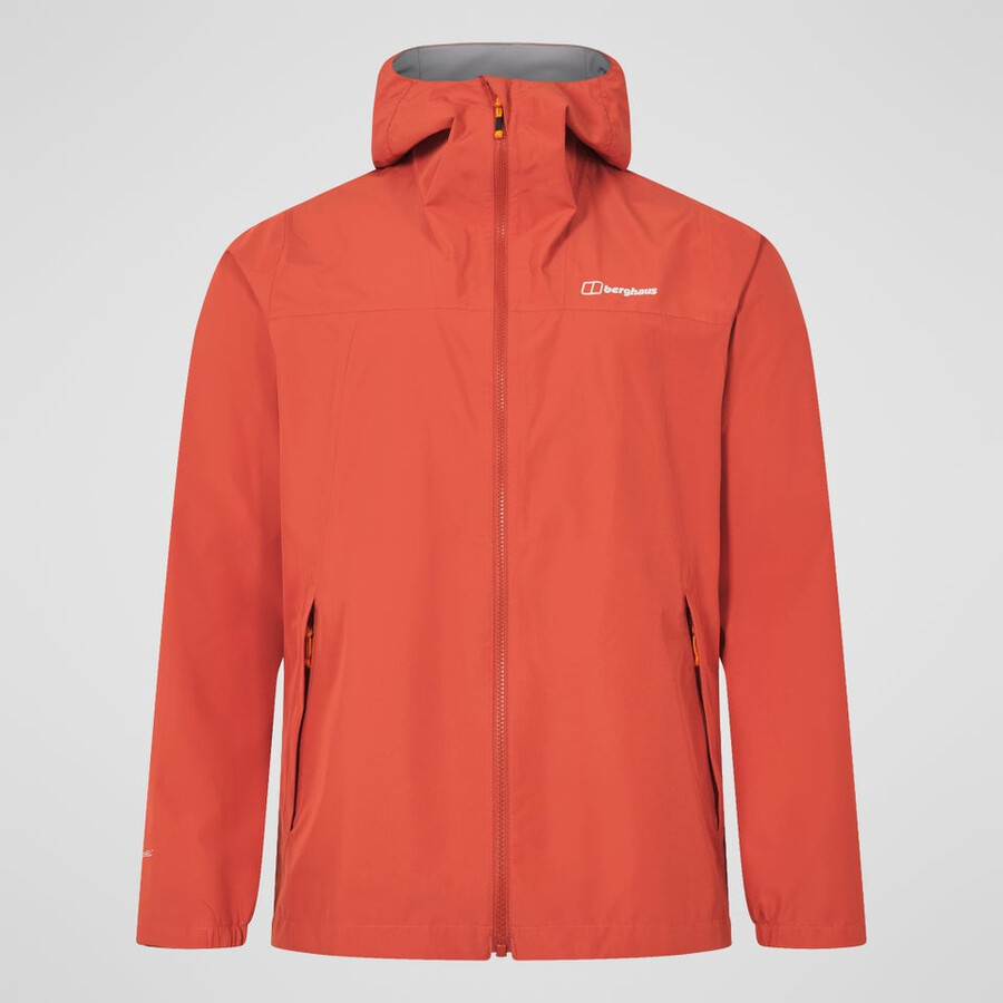 los hombres del diluvio pro 3.0 chaqueta impermeable - naranja berghaus