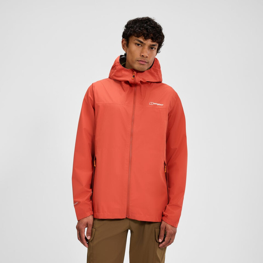 los hombres del diluvio pro 3.0 chaqueta impermeable - naranja berghaus