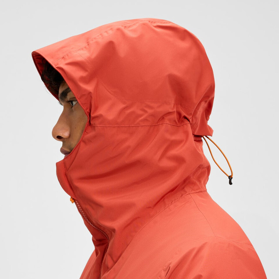 los hombres del diluvio pro 3.0 chaqueta impermeable - naranja berghaus