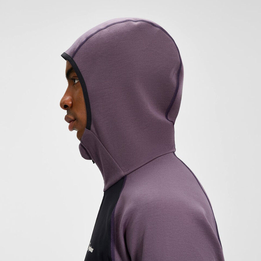 los hombres trawden híbrido chaqueta púrpuranegro berghaus