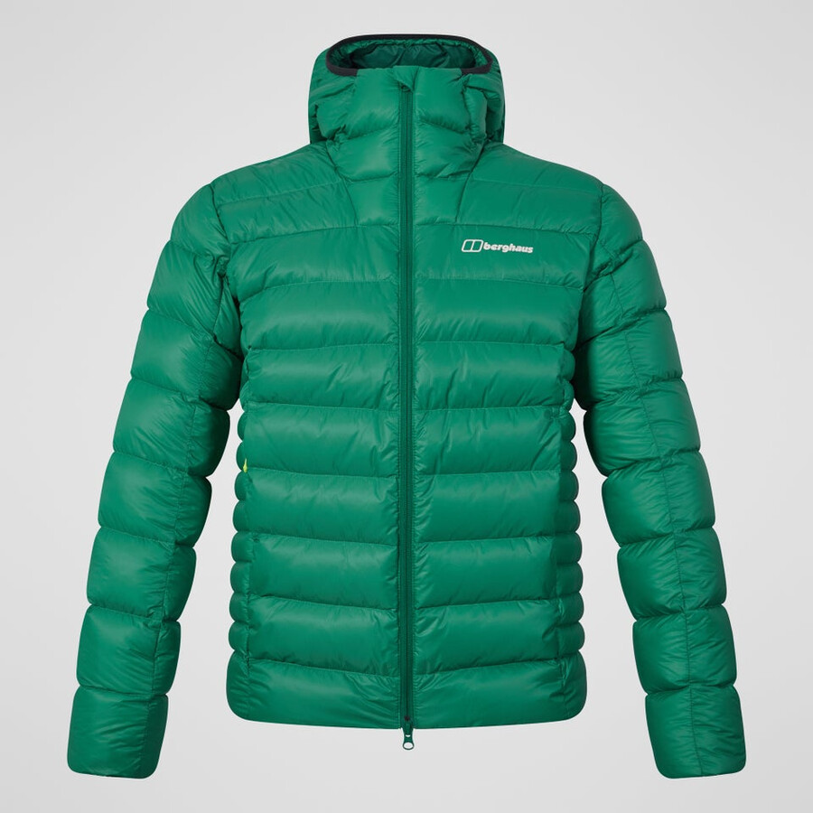los hombres de la cumbre de los nómadas abajo chaqueta - verde berghaus