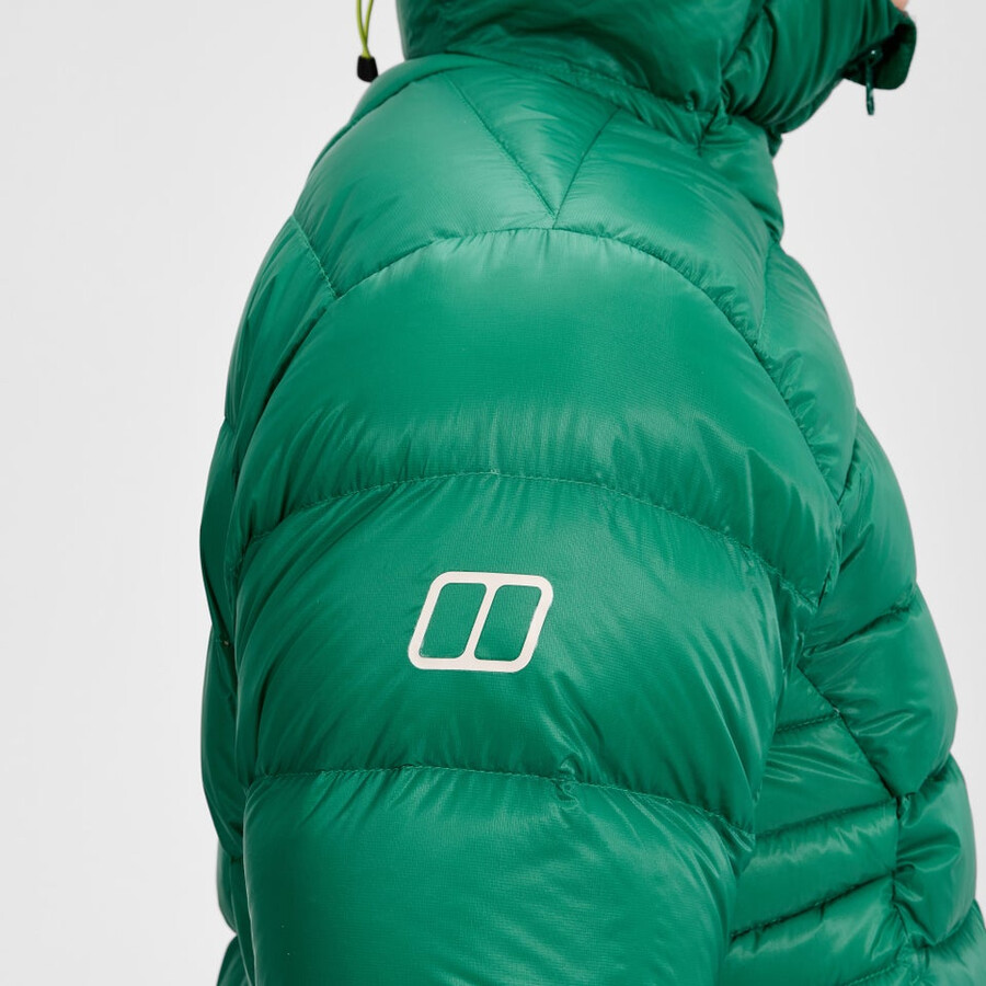 los hombres de la cumbre de los nómadas abajo chaqueta - verde berghaus