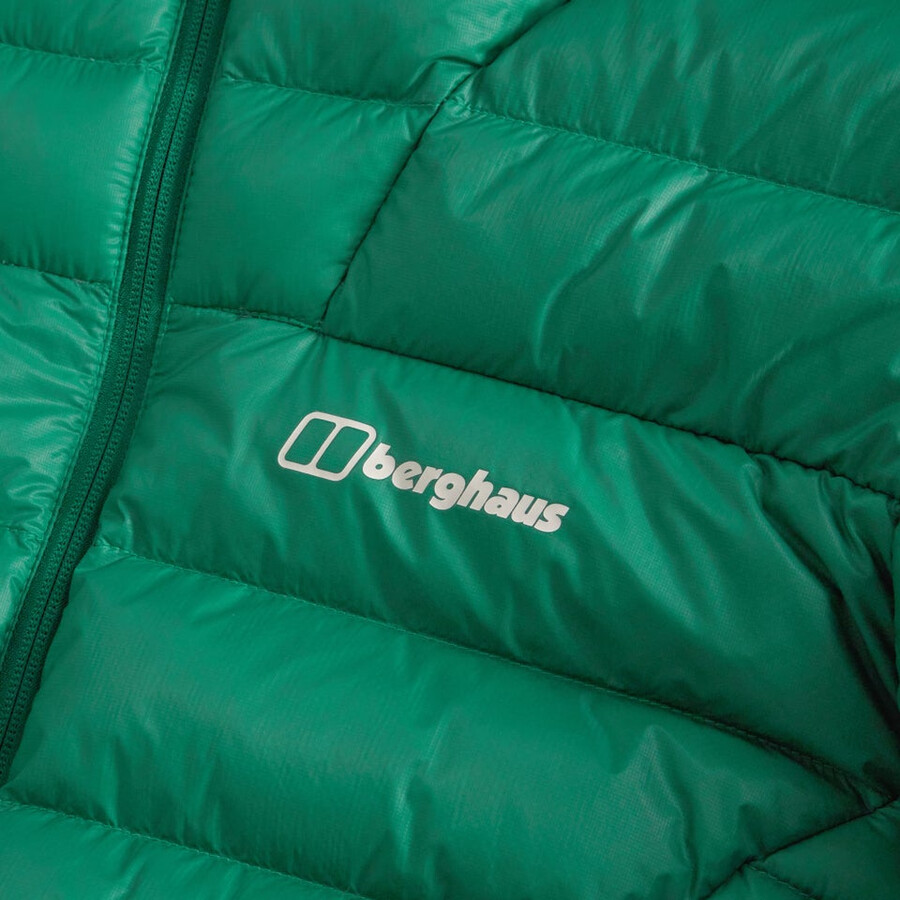 los hombres de la cumbre de los nómadas abajo chaqueta - verde berghaus