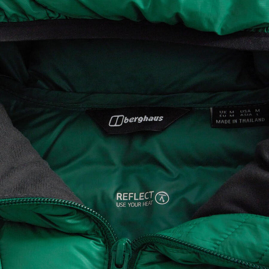 los hombres de la cumbre de los nómadas abajo chaqueta - verde berghaus