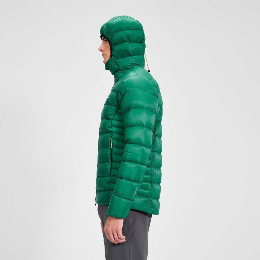 los hombres de la cumbre de los nómadas abajo chaqueta - verde berghaus