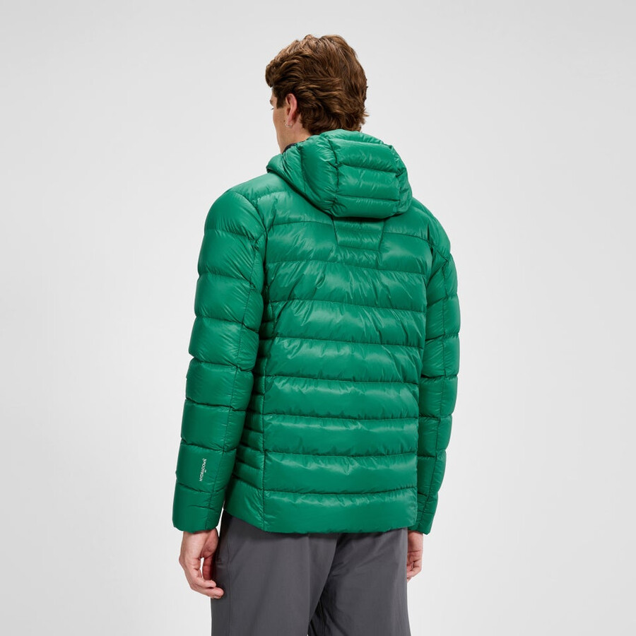 los hombres de la cumbre de los nómadas abajo chaqueta - verde berghaus