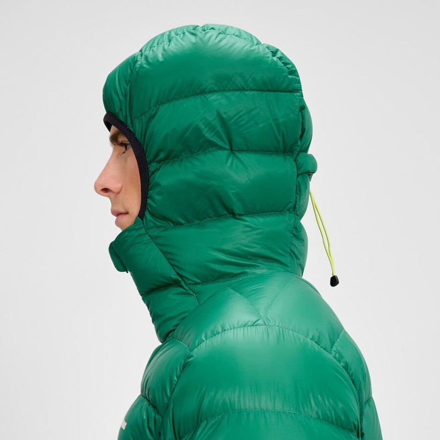 los hombres de la cumbre de los nómadas abajo chaqueta - verde berghaus