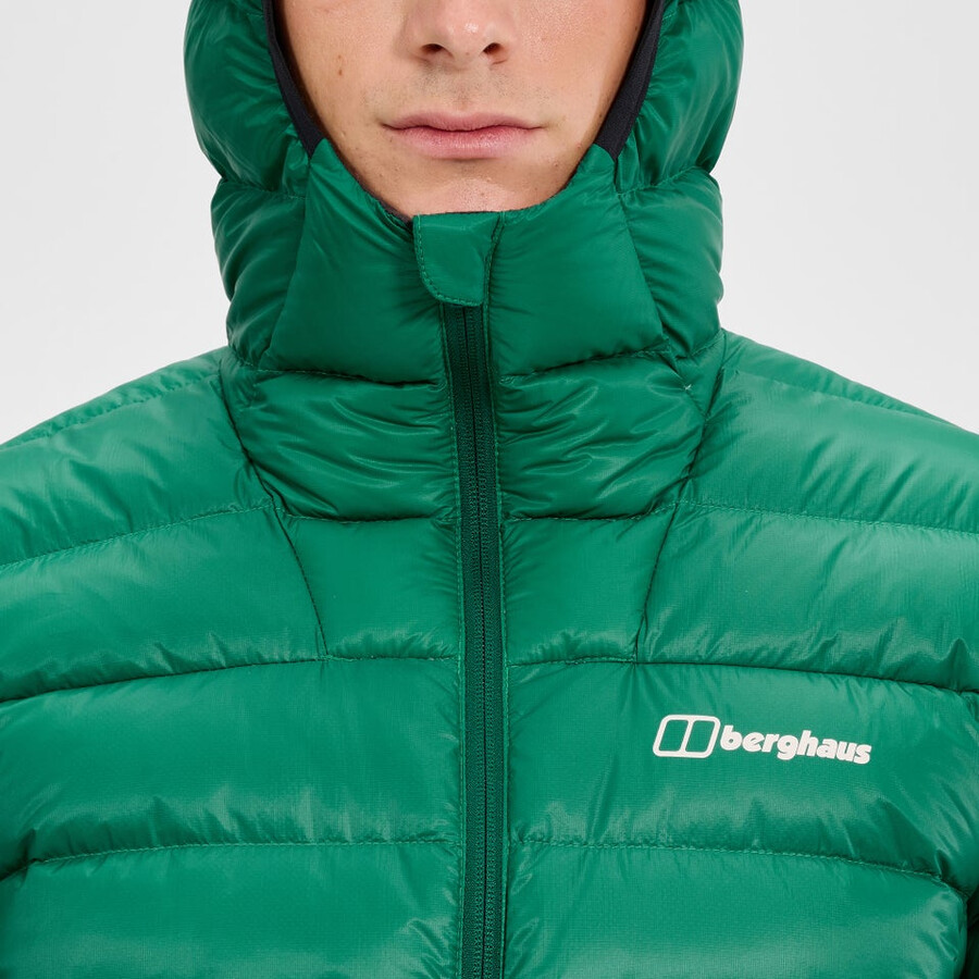 los hombres de la cumbre de los nómadas abajo chaqueta - verde berghaus