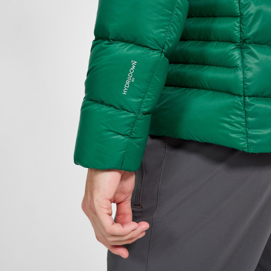los hombres de la cumbre de los nómadas abajo chaqueta - verde berghaus