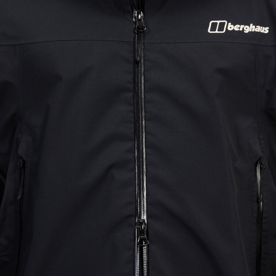 los hombres de la cumbre del buscador de la chaqueta de gore-tex - negro berghaus