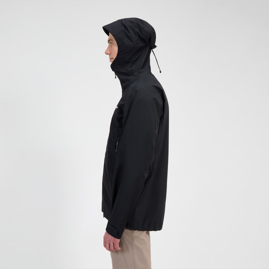 los hombres de la cumbre del buscador de la chaqueta de gore-tex - negro berghaus