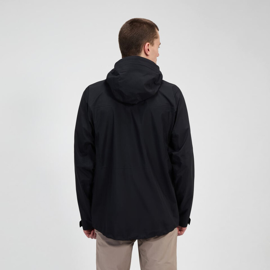 los hombres de la cumbre del buscador de la chaqueta de gore-tex - negro berghaus
