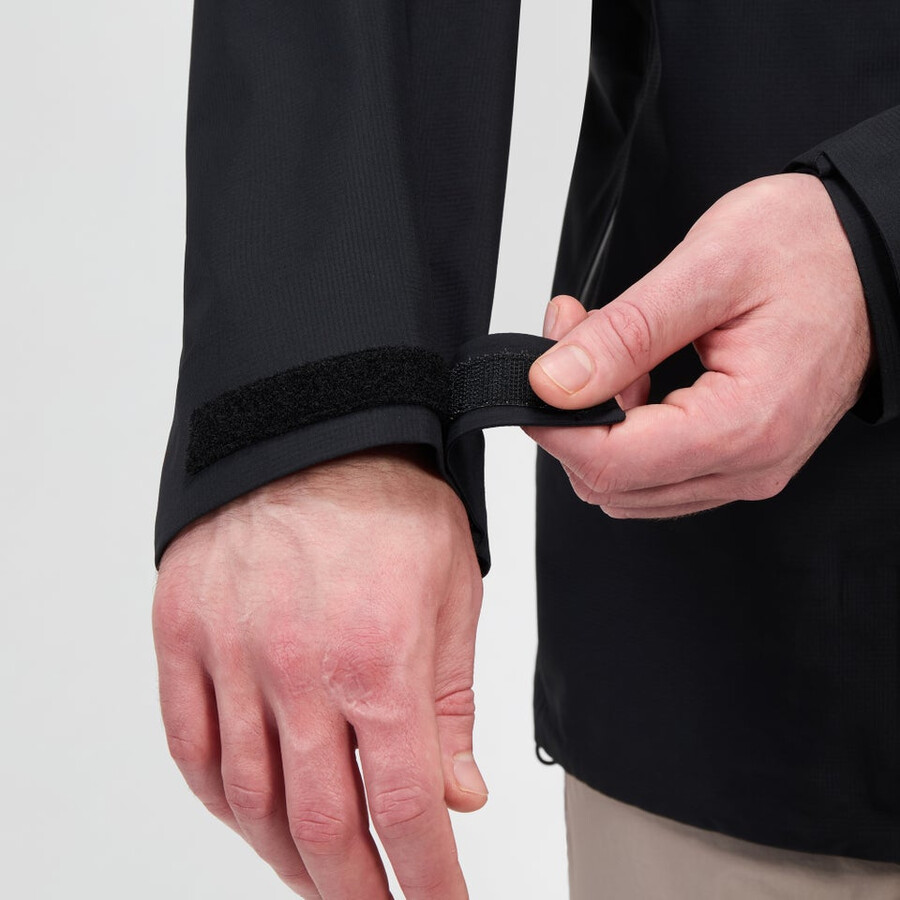 los hombres de la cumbre del buscador de la chaqueta de gore-tex - negro berghaus