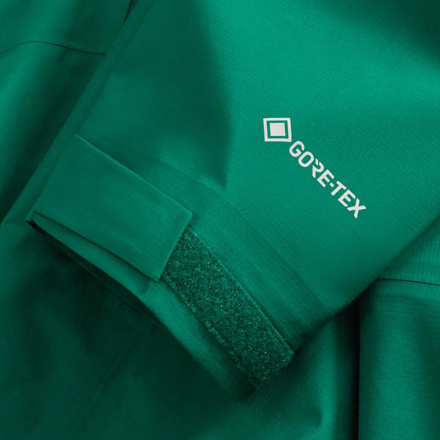 los hombres de la cumbre del buscador de la chaqueta de gore-tex - verde berghaus