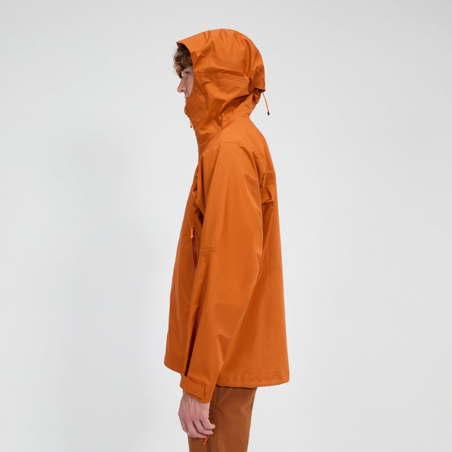 los hombres de la cumbre del buscador de la chaqueta de gore-tex - naranja berghaus