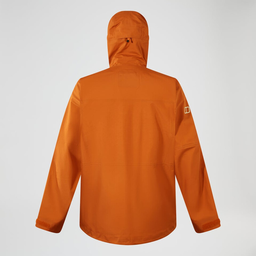 los hombres de la cumbre del buscador de la chaqueta de gore-tex - naranja berghaus